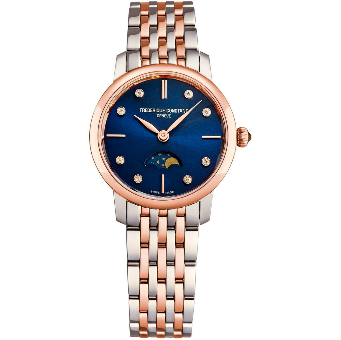Часы Frederique Constant Slim Line Moonphase FC-206ND1S2B
